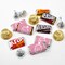 105 pcs Bridal Shower Candy Hershey's Chocolate Mix (1.75 lb) - Pink - By Just Candy